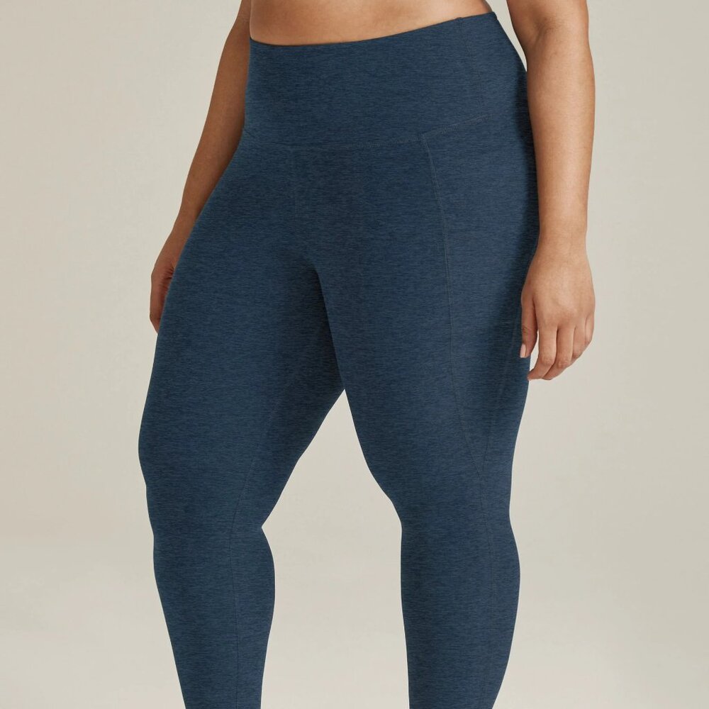 Beyond Yoga - Spacedeye Out Of Pocket High Waisted Midi Leggings Noctural Navy